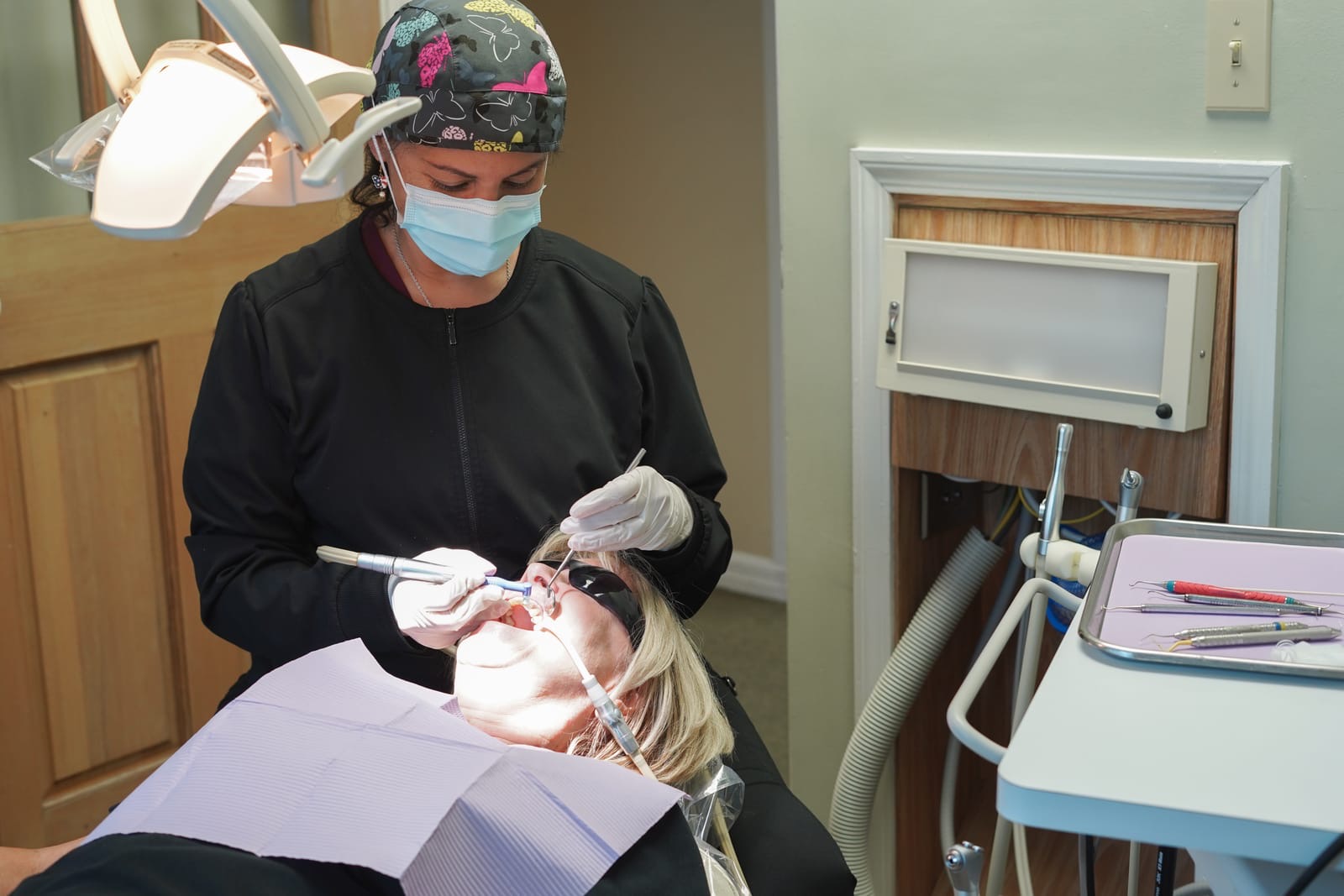 Periodontal maintenance visit at Bergens Periodontics