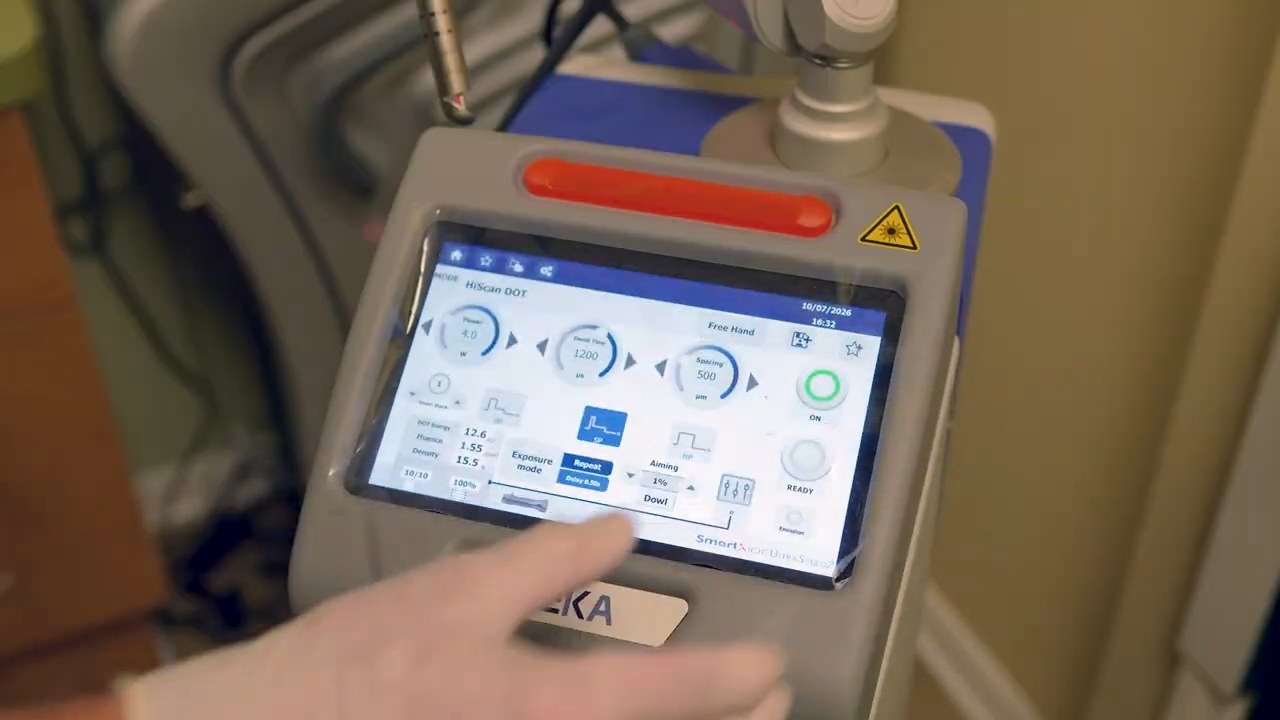 Advanced laser technology used at the practice